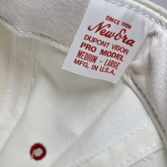 VTG New Era Philadelphia Phillies Pro Model Dupont Visor Snapback Hat 90's NWT - Picture 8 of 9